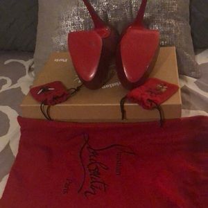 Christian Louboutin /Dark Red Pumps- Size 38